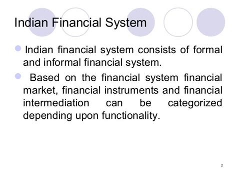 Overview Of Indian Financial System