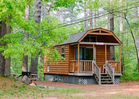 Pinewood Lodge Is A Great Log Cabin Campground In Massachusetts