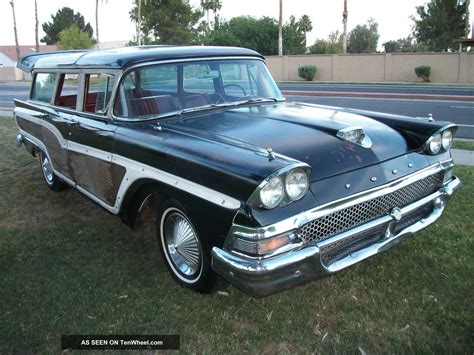 1958 Ford Country Squire 9 Passenger Station Wagon