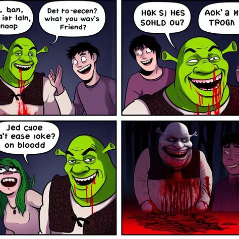 Disturbing Shrek Comics Rweirddalle