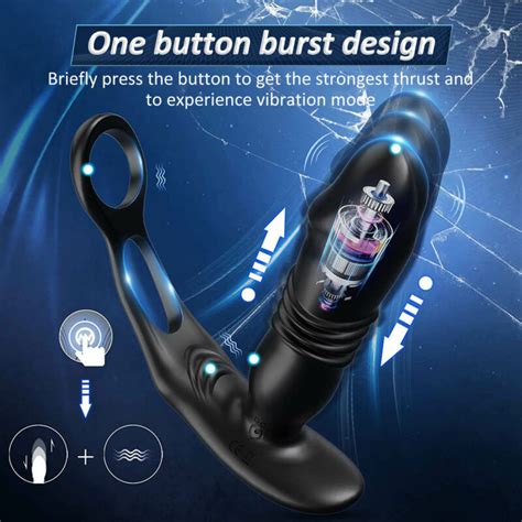 SAUL Glans Thrusting Vibrating Cock Rings Prostate Massager PAPLISS