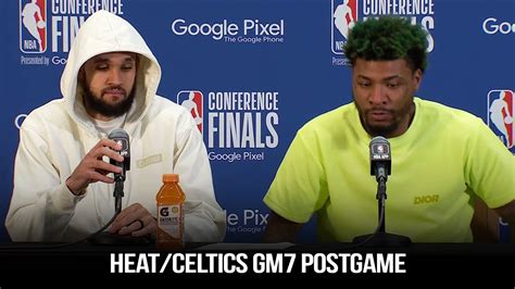 Derrick White X Marcus Smart React To Celtics Game 7 Vs Heat 2023 Ecf