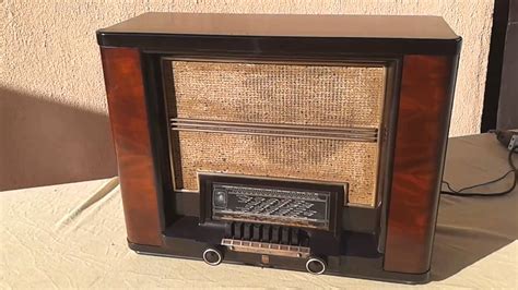 Restored Philips 735a German Tube Radio From 193940 Playing Youtube