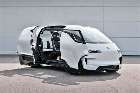 Porsches Electric Van Cabin Looks To The Day After Tomorrow
