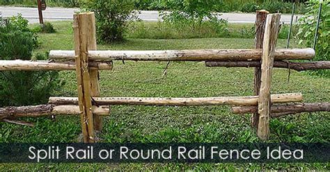 Split rail fence stella d oro daylilies and spirea in the. Round Rail Cedar Fencing - Country Living Projects Ideas
