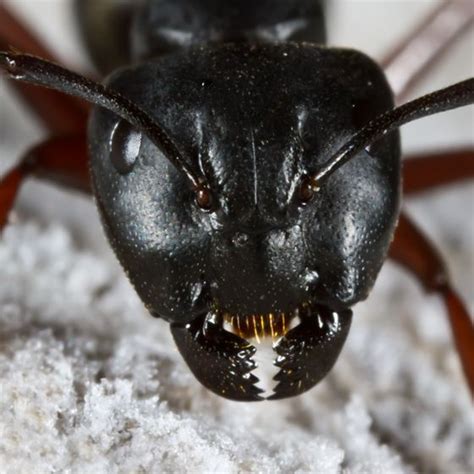 Large Black Ant Camponotus Herculeanus