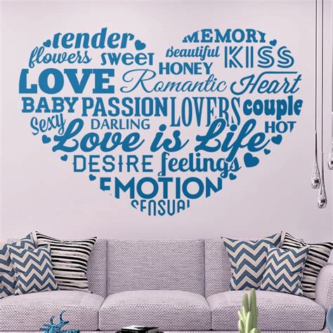 Wall Sticker Typographic About Love