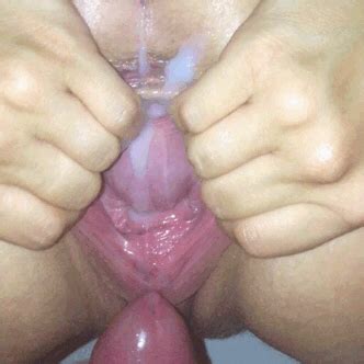 Gaping Pussy With Cum