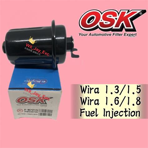 Industrial injection designs, manufactures and delivers the best products by utilizing our experience with our advanced technology and a strong desire to lead diesel innovation…and will continue to do this for years to come. OSK FUEL FILTER WIRA 1.3/1.5/1.6/1.8 INJECTION (F-N7215)