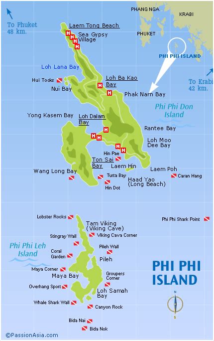 All Attractions Around The World Phi Phi Islands Love At First Sight