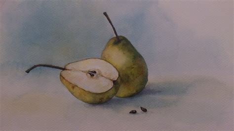 Pears Watercolour Paintings Watercolor Pears Pen And Wash