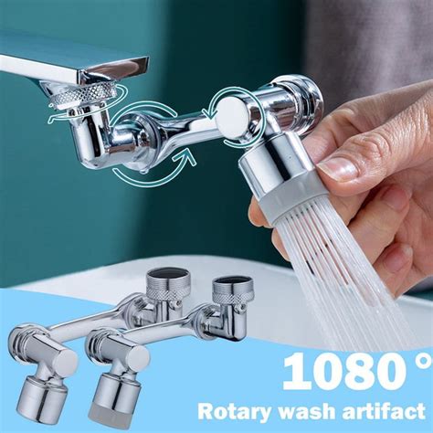 Universal 1080 Swivel Faucet Aerator Multifunction Faucet Extender