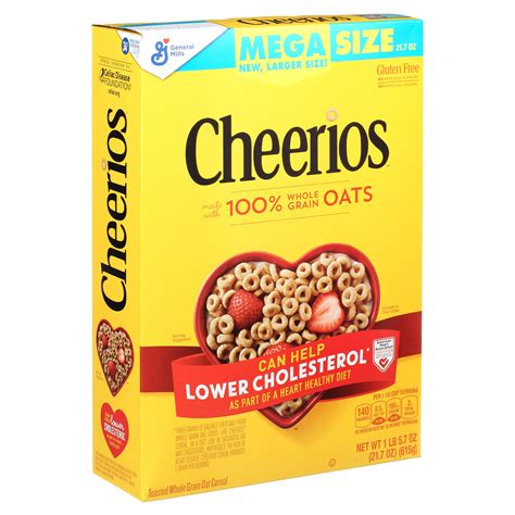 Cheerios Gluten Free Cereal With Whole Grain Oats 217 Oz Walmart