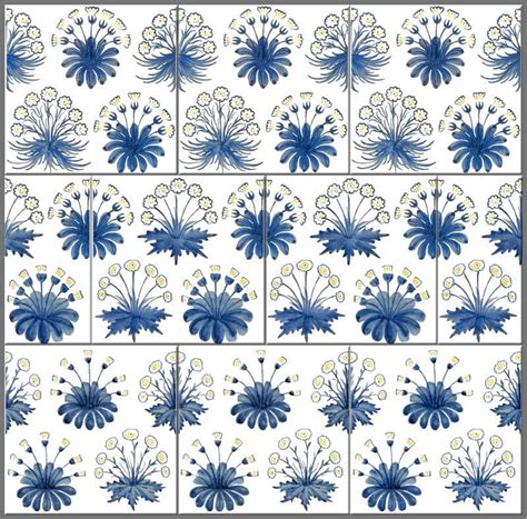William Morris Daisy Tiles The Evolution Of Morris Daisies