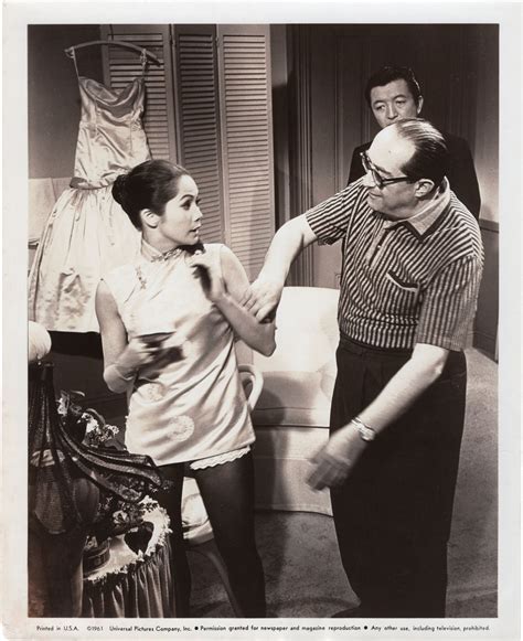 Flower Drum Song Original Photograph Of Henry Koster And Nancy Kwan From The Set Of The 1961
