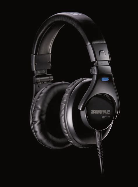 Shure Srh440 Professional Studio Headphones Black Amazonca Musical