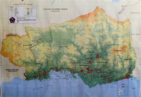 Peta Wilayah Yurisdiksi Pengadilan Agama Marisa Kabupaten Pohuwato
