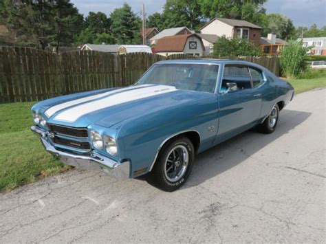 Rare Astro Blue 1970 Chevelle L78 375hp Ss396 4 Speed With Build Sheet