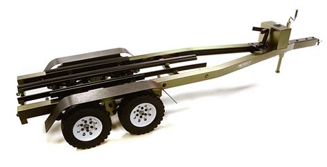 Machined Alloy Dual Axle Boat Trailer Kit For 110 Scale Rc