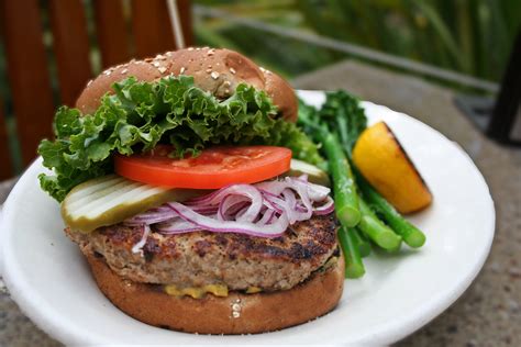 Naked Turkey Burger Nutritious Delicious Menu All Items Flickr