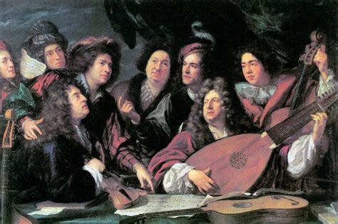 A Portrait Of Musicians And Artists By François Puget 1688 The Two