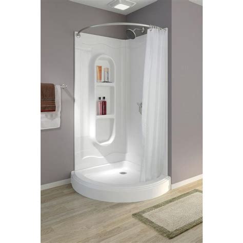 We offer a wide selection of shower stall kits to accommodate any type and size of bathroom that you have in your home. 1000+ images about Shower in small space layout on ...
