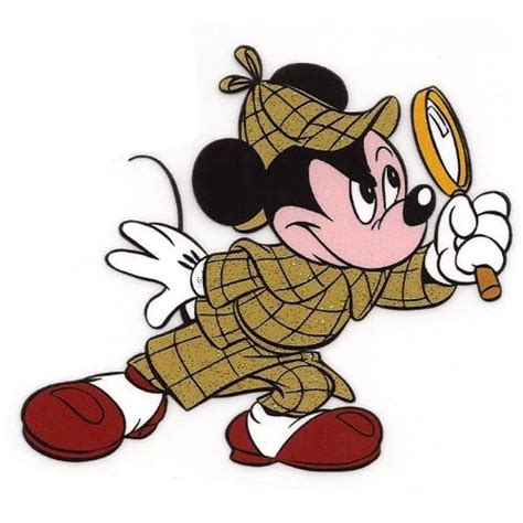 Mickey Mouse Detective Sleuth With Magnifying Class