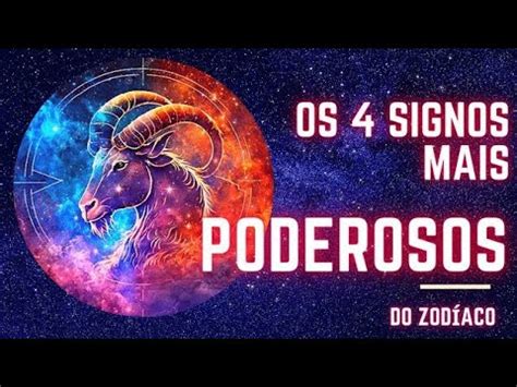 OS 4 SIGNOS MAIS PODEROSOS DO ZODÍACO repostado astrologia signos