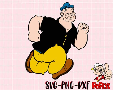 Bluto Svg Popeye Tv Show Svg Dxf Eps Png Digital File Popeye The Hot Sex Picture