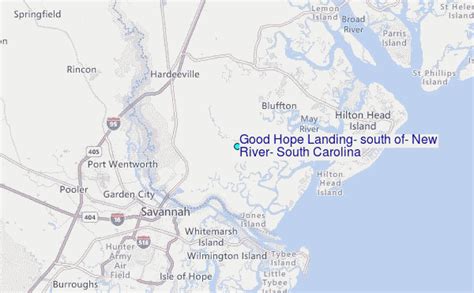 Good Hope Landing South Of New River South Carolina Tide Station