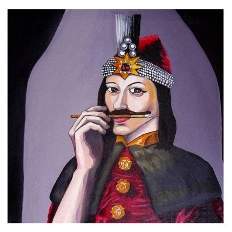 Self Portrait As Vlad Tepes Painting By Elisabeta Vlad Saatchi Art
