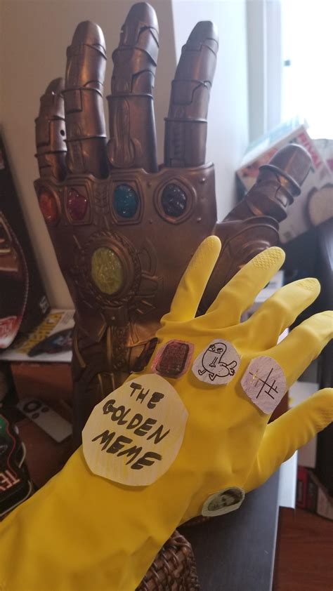 My Friend Showed Up With The Infinity Gauntlet So I Had To One Up Him