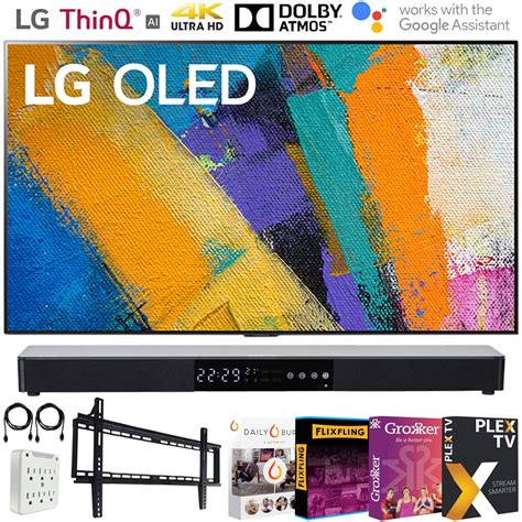 LG OLED GXPUA Inch GX K Smart OLED TV With AI ThinQ Model Bundle With Deco Gear