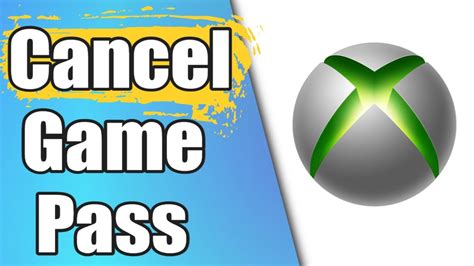 How To Cancel Xbox Live And Game Pass Youtube