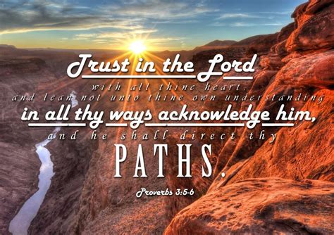 Proverbs 35 6 30 Kjv Trust In The Lord With All Thine Heart Christ
