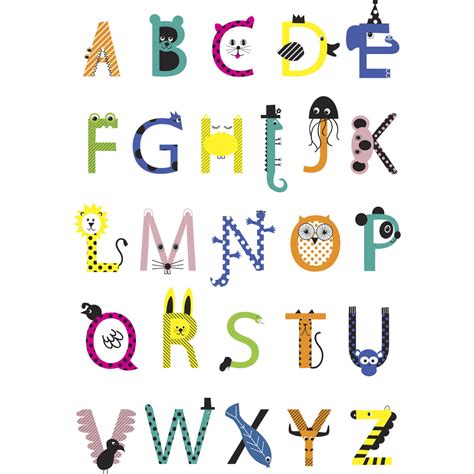 Designing your own letterhead is easy today with online tools. This Animal Alphabet Print from Karin Akesson Designs is the perfect ...