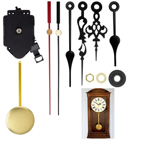 Quartz Wall Clock Pendulum Swing Movement Mechanism Diy Kit Chime