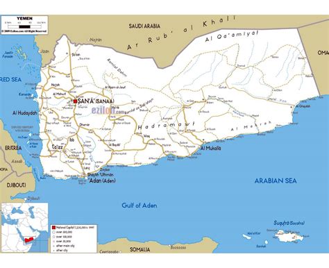 Maps Of Yemen Collection Of Maps Of Yemen Asia Mapsland Maps Of