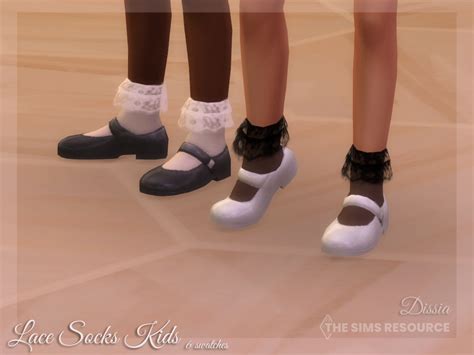 Lace Socks Kids By Dissia At Tsr Sims 4 Updates