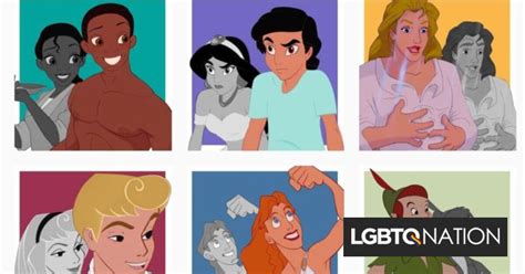 artist reimagines disney characters as transgender and it s perfect lgbtq nation
