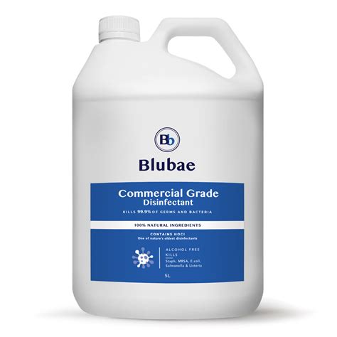 Commercial Grade Disinfectant 5l Blubae Australia