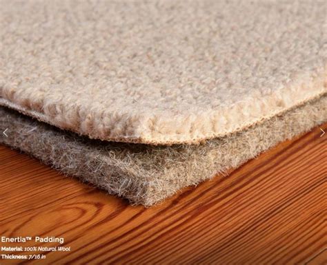 Earth Weave Enertia™ Natural Wool Carpet Pad Working Wonders