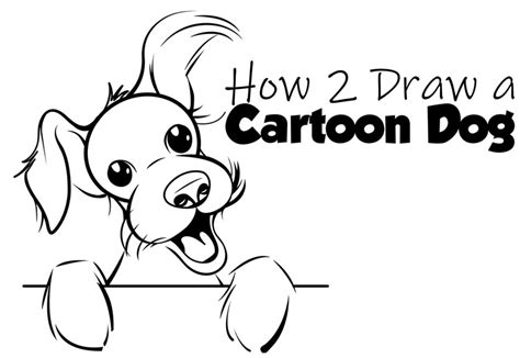 How To Draw A Cartoon Terrier Dog Easy Steps Drawing Lesson For