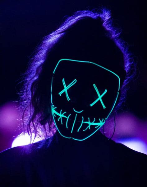 The Purge Glow Mask Neon Culture
