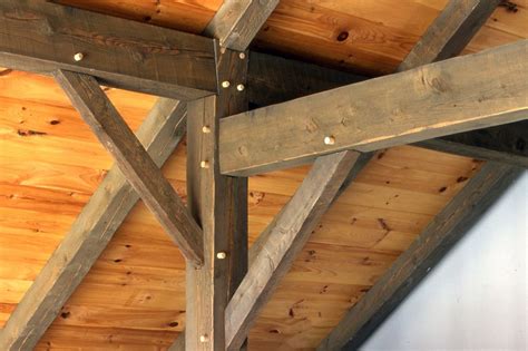 Post And Beam Frame For The Simon Residence Saltbox Timber Home Timber