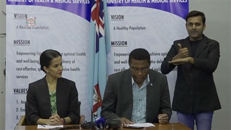 Press Conference On Covid 19 At The Ministry Of Health Headquarters