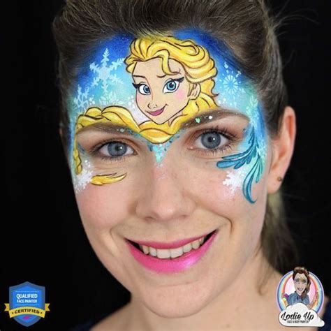 “frozen” Elsa Step By Step By Elodie Ternois Elsa Face Painting
