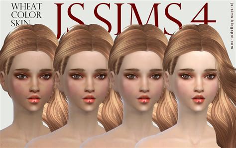 My Sims 4 Blog Wheat Color Skin For Teen And Adult Females