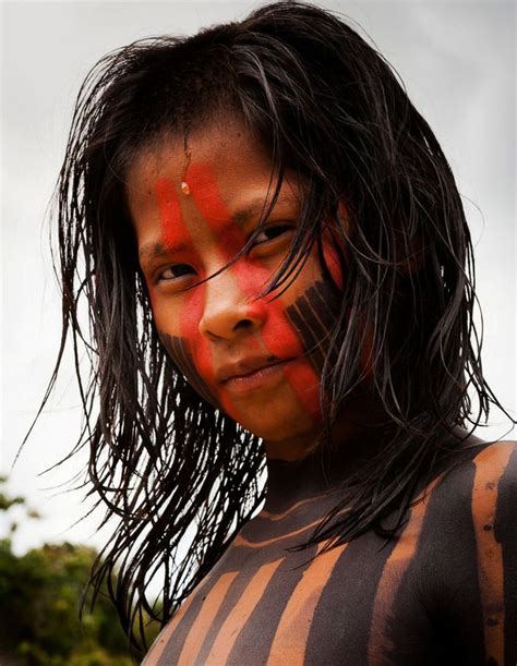 Pachatata “brazilian Xikrin Kayapó Girl Photography Rui Faquini