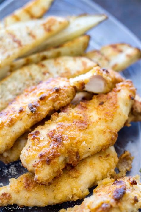 You'll love how easy this recipe is, with a five minute prep time and a world of possibilities.this oven baked chicken tenders recipe is: {Oven-Baked} Ranch Chicken Tenders | A Latte Food